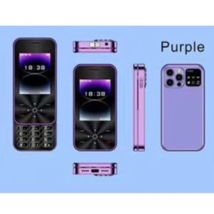 NOMU | I18 pro Dual SIM Slider Mobile Phone 2.4" Screen 2G GSM MP3 MP4 Camera Magic Voice Flashlight Speed Dial FM Mini Lady Cell Phone