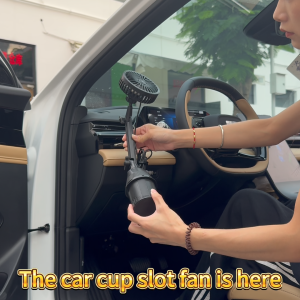 Ueblock✈ USB Auto Water Cup Holder Fan 3 Speeds Auto Cooler Fan Adjustable Portable Car Cooling Fan Auto Interior Accessories