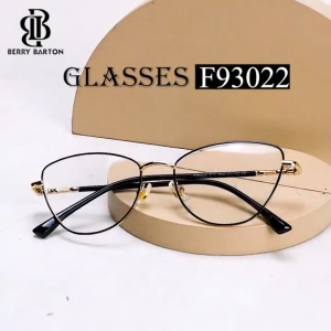 Berrybarton Kacamata Minus Frame Metal TR Anti Radiasi Photocromic Fashion Cat Eye Wanita F93022