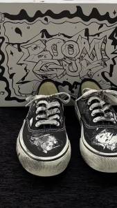 BOOM GUY Explosive Energy 70% 2024 New Canvas Shoes Women Change Graffiti R Joker Student Board Shoes