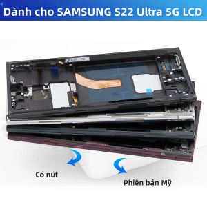 Màn Hình LCD Cảm Ứng Samsung S22 Ultra 5G Đã Được Kiểm Tra 100% Tương Thích OLED/TFT S908B Hỗ Trợ S Pen Và Cảm Biến Vân Tay Dành Cho Các Model SM-S908B