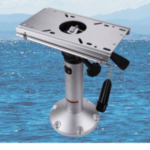 Marine seat base Pneumatic/manual aluminum alloy anti-corrosion and anti-rust seat base bracket