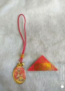 ที่ห้อยไฉ่ซิ้งเอี๊ยพร้อมฮู้กันภัยแก้ชงปีวอก(ชง25%)ปี2568