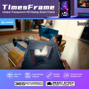 [READY STOCK] DIVOOM TIMES FRAME Unique Transparent HD Display Smart Frame