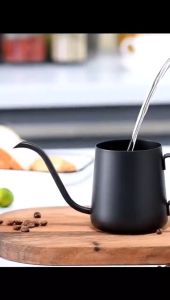 AKIRO HOME Malaysia 350mL Coffee Gooseneck Kettle Narrow Neck Hand Pour Over Pot Spout Kettle Espresso Teflon Kettle 304 Stainless Steel Gooseneck Pot Tea Pot Drip Kettle Home Appliance