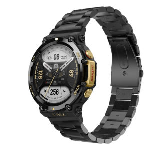 Nylon Titanium Alloy Milan Buckle Bracelet for Amazfit Trex2 Ultra RexPro Dinosaur A1918 Smartwatch Band Compatible with Trex3