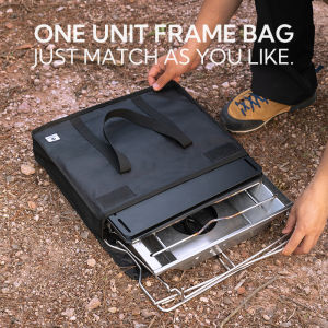 CAMPINGMOON G-38-B Folding Net Table Storage Bag Multifunctional Camping Outdoor Picnic BBQ Foldable Desk Tablecloth Tote Bag