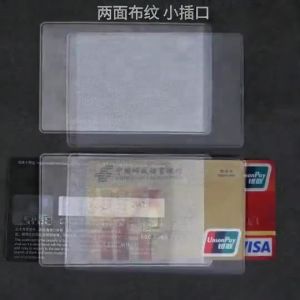 Waterproof Card Holder Plastic Card id Case Transparent Waterproof Plastic Card Cover Card Protector