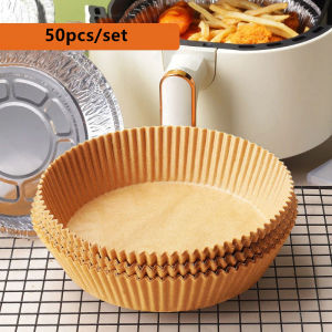 Johor Seller | Air Fryer Disposable Baking Aluminum Foil Tin Tray Non-Stick air fryer paper tray Kitchen Accessories