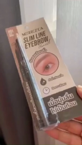 🔥แท้/ดีลสุดคุ้ม/ไลฟ์ทุกวัน🔥(ชิ้น) Merrezca Slim Line Eyebrow Pencil (L)