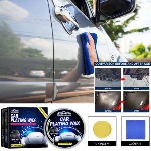 100ml Car Wax Crystal Plating Polish Set Wax Scratch Repair Polishing Maintenance Waxing Beauty Surface Coating Auto Protection