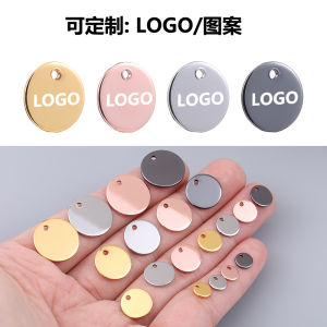DIY Stainless Steel Bracelet Earrings Custom Logo Tag