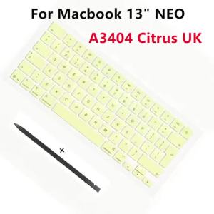 Replacement Citrus UK English Keyboard Keycaps Keys Set For Macbook Neo 13" A3404 Laptop Repair
