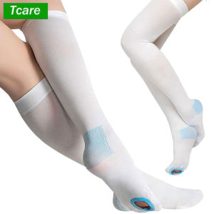 1 Pair New Ted Hose Thigh High Anti Embolism Compression Stockings Surgical Compression Stockings Compression TED Hose Socks