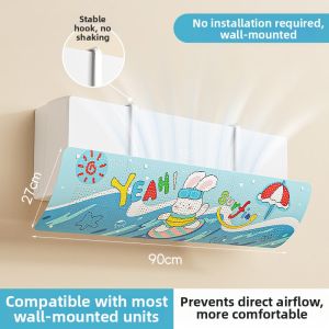 Postpartum Anti-Direct Wind Air Conditioner Windshield Panel