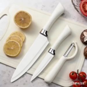 White Stainless Steel Fruit And Vegetable Knife Kitchen Sharp Easy to Clean Cutlery for food Preparation