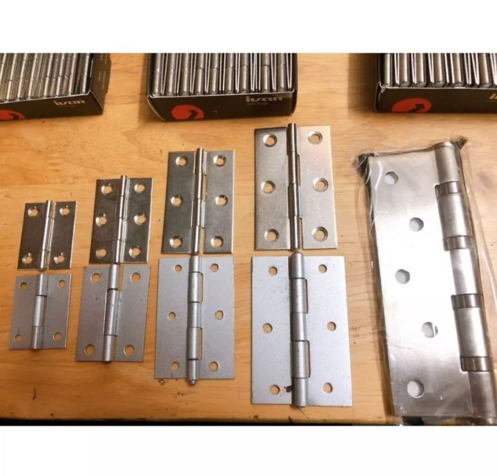 Bản lề lá inox các loại - hộp 20 cái ( loại dày, đẹp ) | Lazada.vn