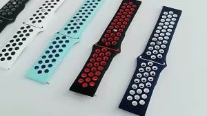Case+Strap for Redmi Watch 5 Active/5 Lite Strap 22mm Two Tone Breathable Sports Silicone Band Soft Hollow Protector Correa