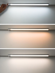 LED Motion Sensor Light Rechargeable Under Cabinet Closet Light Wireless Night Light Bar for Wardrobe Stairway Kitchen Bedroom