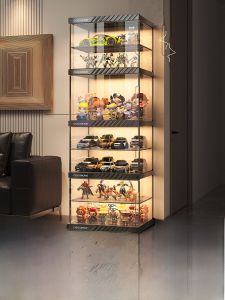 Transparent Display Case for Figurines Lego Models Toys Blocks Collectible Storage Organizer Box Adult And Children Room