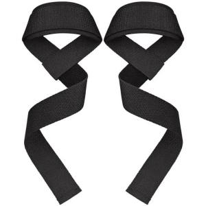 1Pair Non-slip Weightlifting Wrist Strap Adjustable Gym Dumbbell Workout Weights Lifting Straps Wrist Support Grip Band Exercise