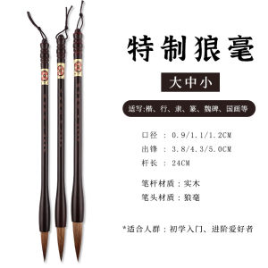 Authentic Special Pure Wolf Hair Brush Professional Calligraphy Practice for Beginners Adults Students Business Supplies