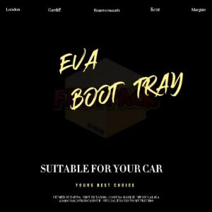 For Toyota Corolla Cross 2020-2023 EVA Copolymer EVA Boot Tray Luggage Cargo Reusable Rear Trunk Tray DIY Dulang But Kereta Waterproof Durable & Fitting Custom Fit OEM Thickness 0.8cm