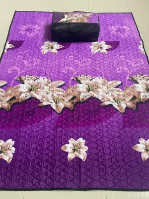 Karpet Ukuran Jumbo 230x170 Karpet Quilting - Karpet Murah - Kasur Karpet - Surpet Super Jumbo - Karpet Lantai Motif Karakter Bunga Daun - Karpet Yang Bagus - Karpet Yang Empuk Dan Tebal - Alas Tikar