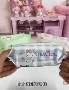 Big Size 80 Series Pure Water Cleaning Wipes  Babie Children with Convenient Opening and Closing Lid Design