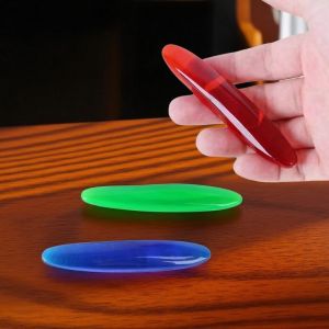 2pcs Rotating Stone Magic Prop Magic Rotating Rod Scientific Creative Toy Magic Boat Gift Rattlestone Childrens Exploration Toy