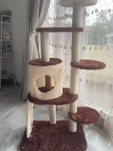 Cat Tree Rumah Kucing Pohon Kucing Tempat Tidur Kucing Cat Scatcher Garukan Cakaran Kucing Cat House Mainan Kucing