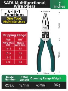 SATA | Electrician Multi-use Pliers