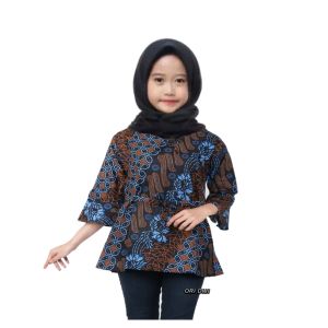 baju batik atasan blouse anak perempuan umur 5 sampai 12 tahun | bayar ditempat COD
