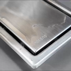 BFM SUS304 Bathroom floor drain stainless steel linear floor drain thick Invisible floor drain durable anti backflow