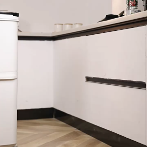 SANXI Dual-Layer Trash Can – Slim Rolling Kitchen Bin with Wide Opening Handle & Lid Multi-Functional Sorting Design