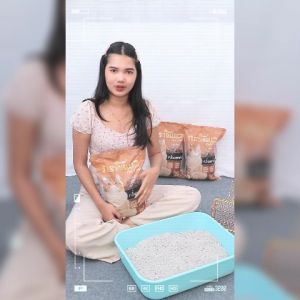 Petus ทรายแมว ทรายแมวพีตัส 10 ลิตร ทรายแมวเบนโทไนท์ ทรายแมวฝุ่นน้อย จับตัวเป็นก้อนไว Petus sand