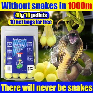 No snakes in 100 years Snake Repellent Pills No snakes within 1000 meters sulphur for snake Portable 40g*10 pellets 10 net bags for free   Snake Repellent Supplies 1 ball can be used for 365 days belerang halau ular sulphur powder 驱蛇药 硫磺粉