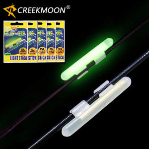 10PCS 5Bag Fishing Lightstick Night Float Rod Lights Glow Sticks for Clip-On Pole Fish Lure Stick Rock Fishing Alarm Accessories