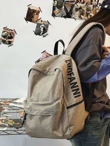 Túi Đeo Vai Đôi Dung Tích Lớn Chống Thấm Nước Phong Cách Cổ Điển Cho Học Sinh Trung Học Sinh Viên Đại Học Túi Đựng Máy Tính