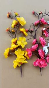 Cành đào cổ 30cm (hàng loại 1) trang trí oảngiỏ quà phụ kiện chụp ảnhdecor trang trí tết 2025