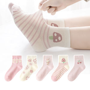 LIUZHISHU | Breathable Thin Spring Summer Girls Socks