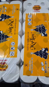 Giấy Vệ Sinh Mylan Gấu Thông Cao Cấp (Lốc 12 Cuộn ) - Siêu Mềm Mịn Thấm Hút Cực Tốt