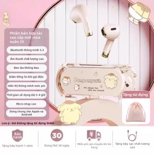 GOES TiME | Tai Nghe Bluetooth Thể Thao Hợp Tác Dễ Thương Bán Trong Tai Có Khả Năng Hủy Tiếng Ồn