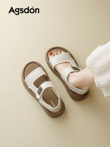 Agsdon | Comfortable Women Summer Sandals White