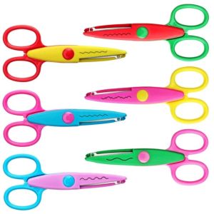 Creative Wavy Pattern Safety Scissors Album Decorative Lace Photo Handmade Tools DIY Paper Cutter School Office Supplies