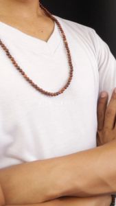 Kalung Kesehatan Pria Wanita Kayu Kokka Koka Kokah Kaukah Fukaha ASLI Turki Arab Mekkah ORIGINAL Bulat Coklat Terbaik