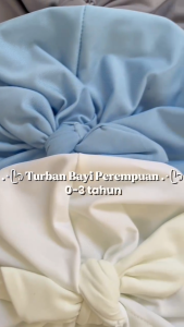 Turban Bayi Adem Poliester Warna-Warni 0-3 Tahun