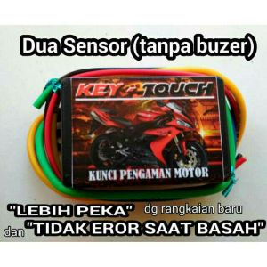 Alarm Motor Sentuh Jari Pengaman Motor sentuh jari atau kunci rahasia motor sentuh
