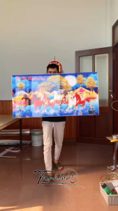 Tranh Ngựa Bát Mã tráng gương 2