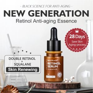 Retinol Serum with collagen and vitamin C for melasma anti aging face whitening also helps remove pekas and wrinkles